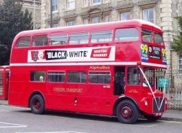 Red Routemaster Bus for weddings in Ashford